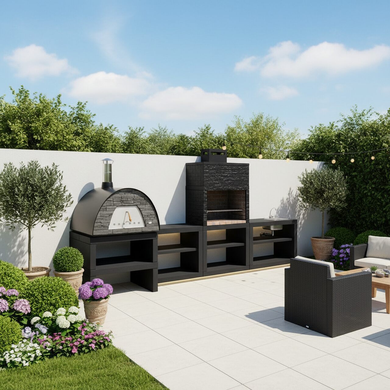 Barbecue Moderne avec Four MAXIMUS 100 cm AV110M