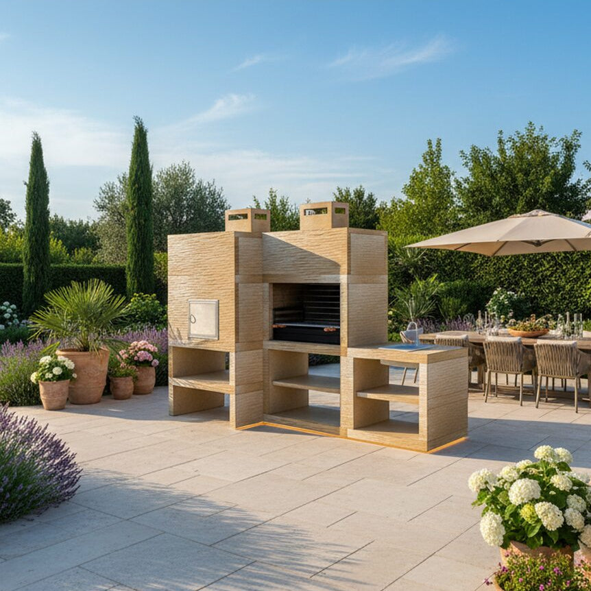 Barbecue Moderne avec Four et Evier AV100M