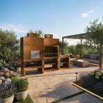 Barbecue Moderne avec Four et Evier AV100M