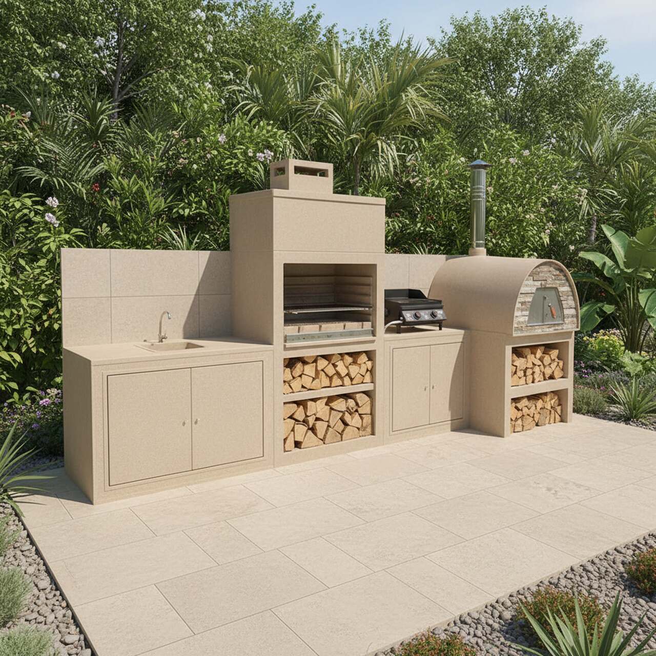 Barbecue Moderne avec MAXIMUS 100 cm AV115M