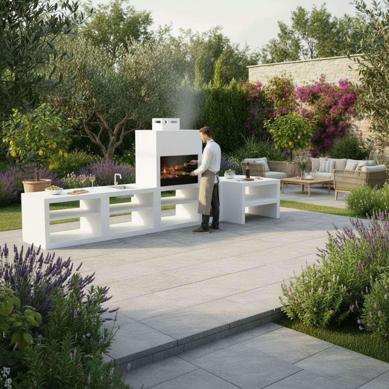 Barbecue Moderne avec MAXIMUS 100 cm AV125B