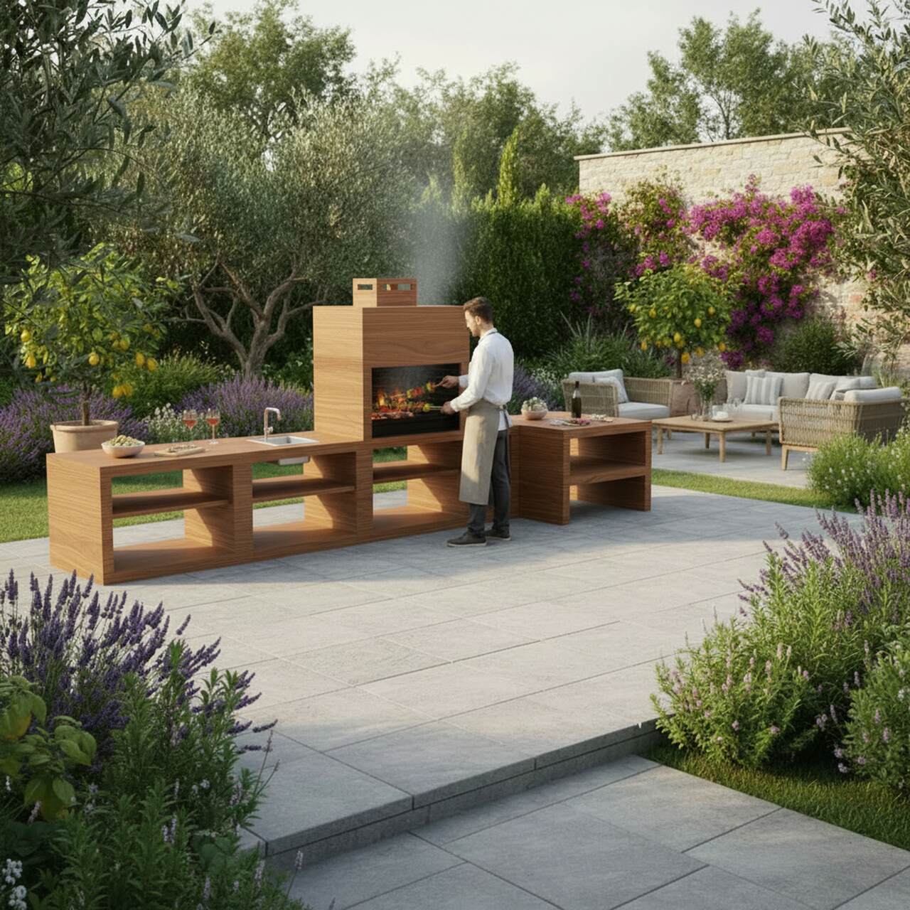 Barbecue Moderne avec MAXIMUS 100 cm AV125B