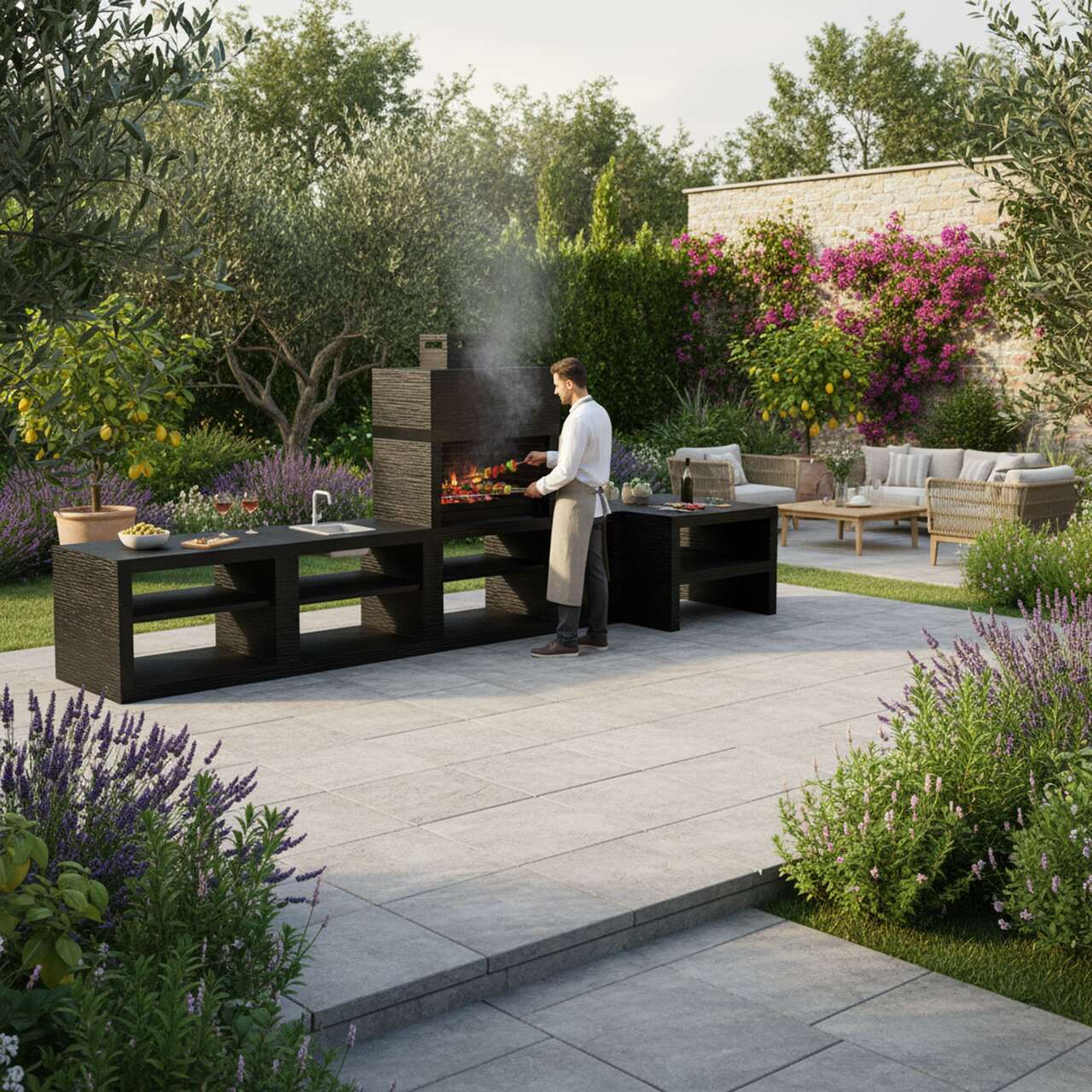 Barbecue Moderne avec MAXIMUS 100 cm AV125B