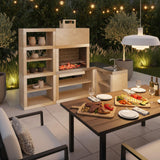 Barbecue Moderne d'angle AV14B