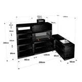 Barbecue Moderne d'angle AV14B 