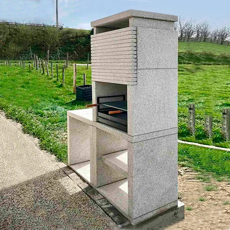 barbecue moderne en granit portugais gr93f