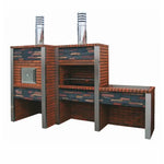 barbecue pierre et briques avec four et evier cs3070f 1