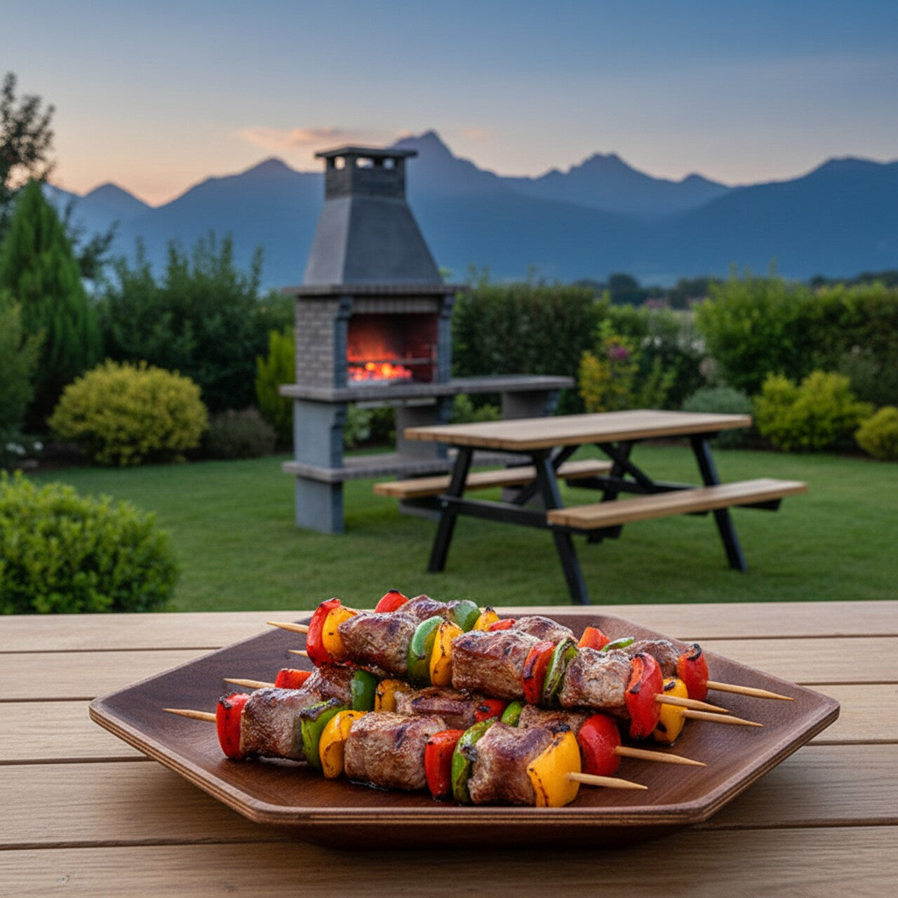 Barbecue Portugais pour Jardin 