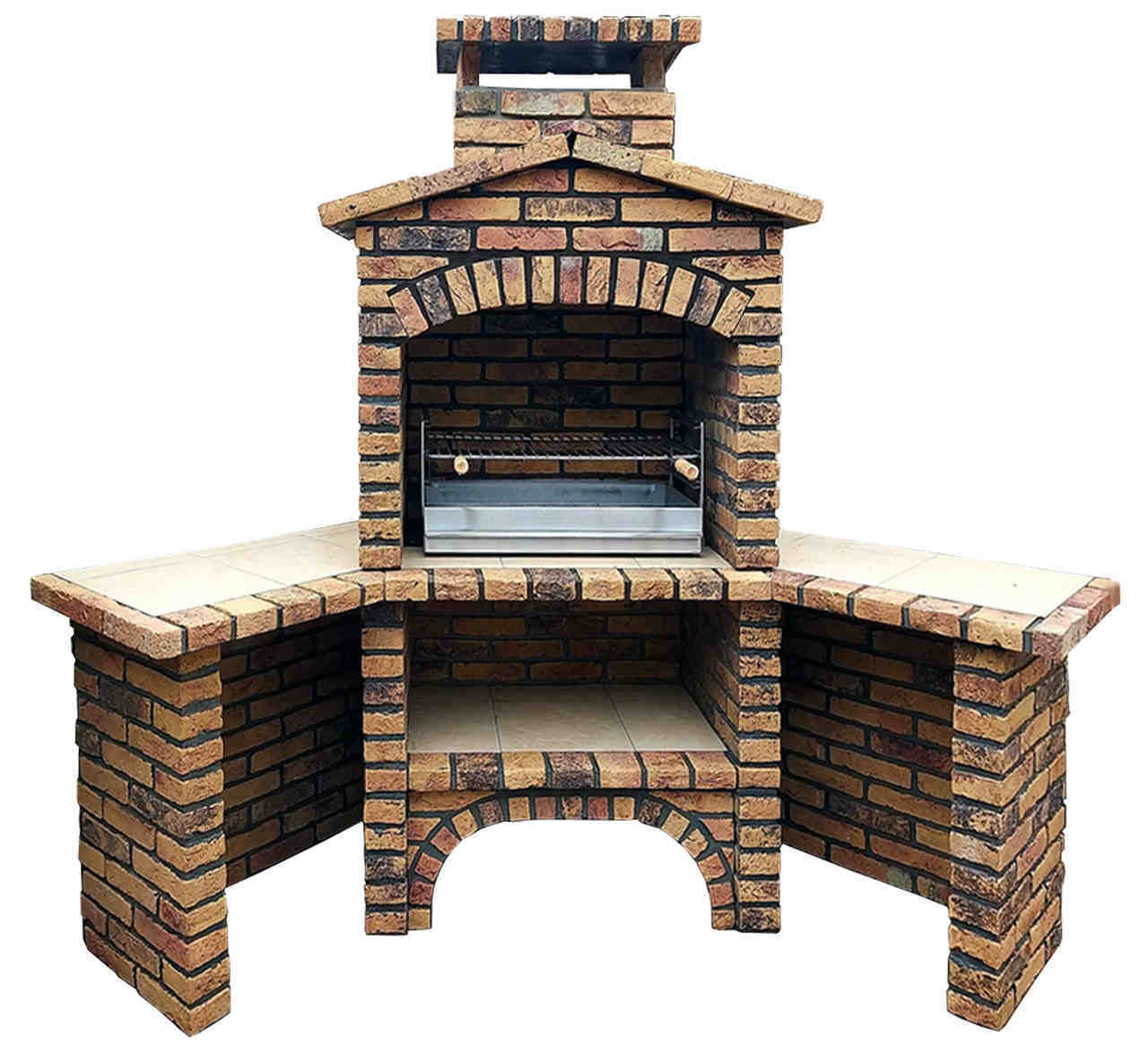 barbecue rustique d angle fr0039f
