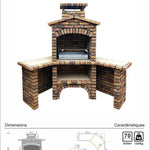 barbecue rustique d angle fr0039f