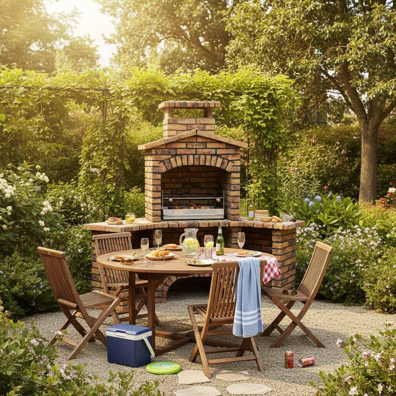 Barbecue Rustique d'Angle FR0039F