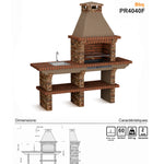 Barbecue a Poser en Pierre PR4040F
