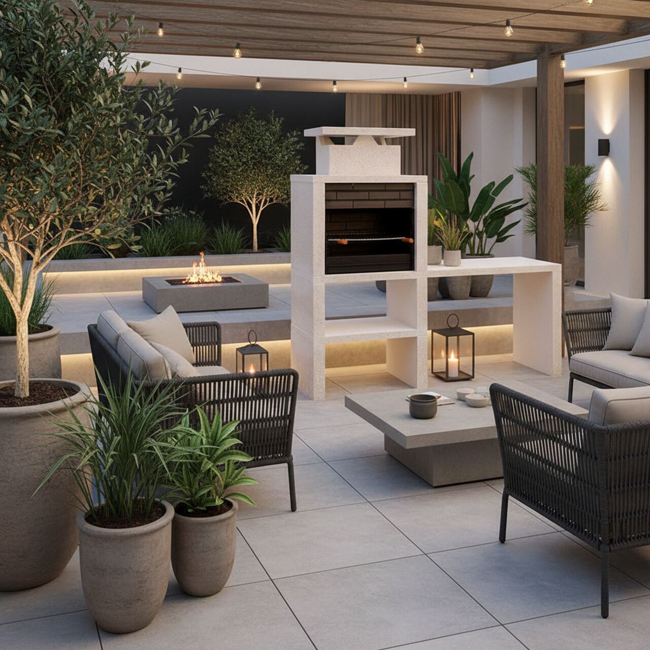 Barbecue avec Évier CONTEMPORAIN CS6090F