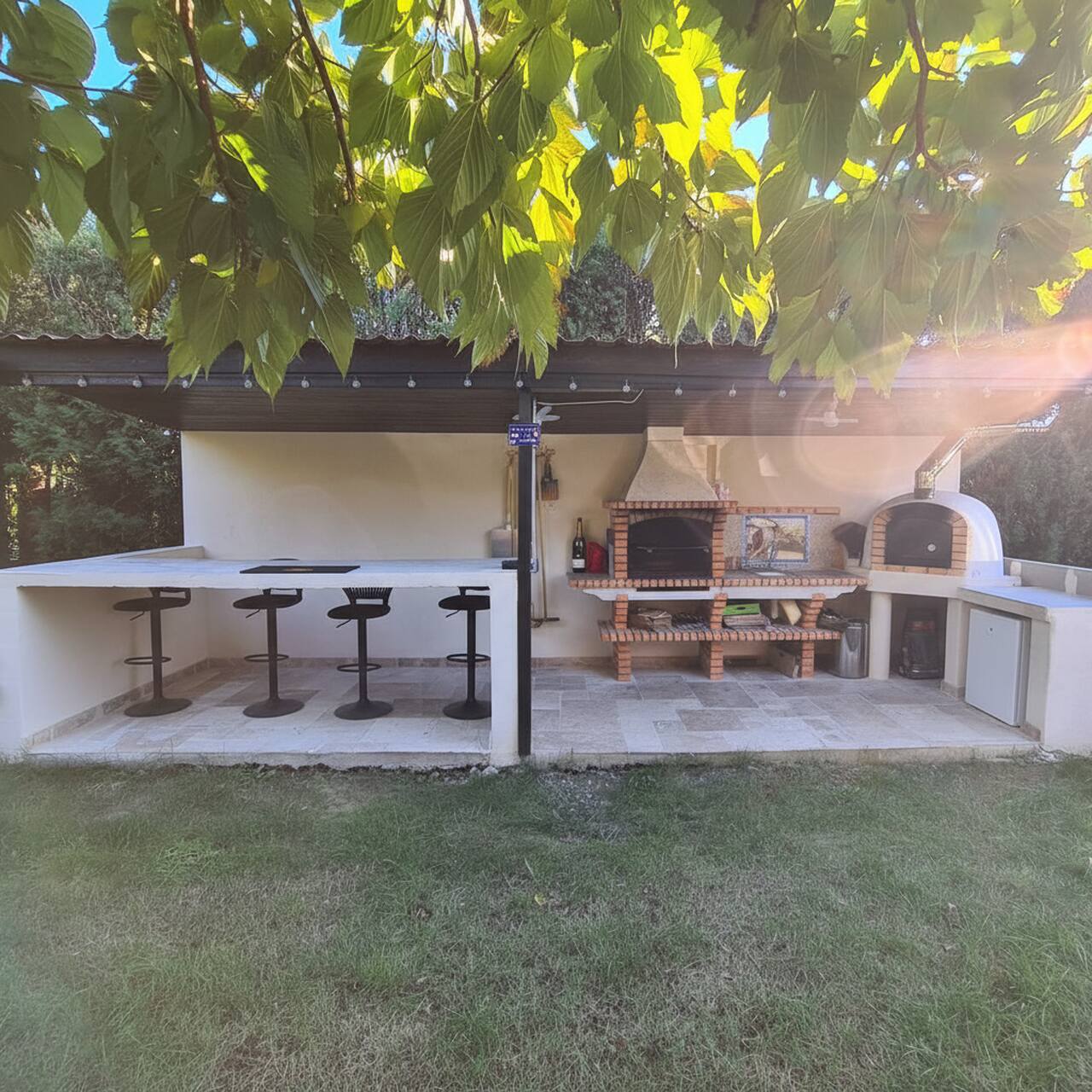 Barbecue avec Evier Inox 