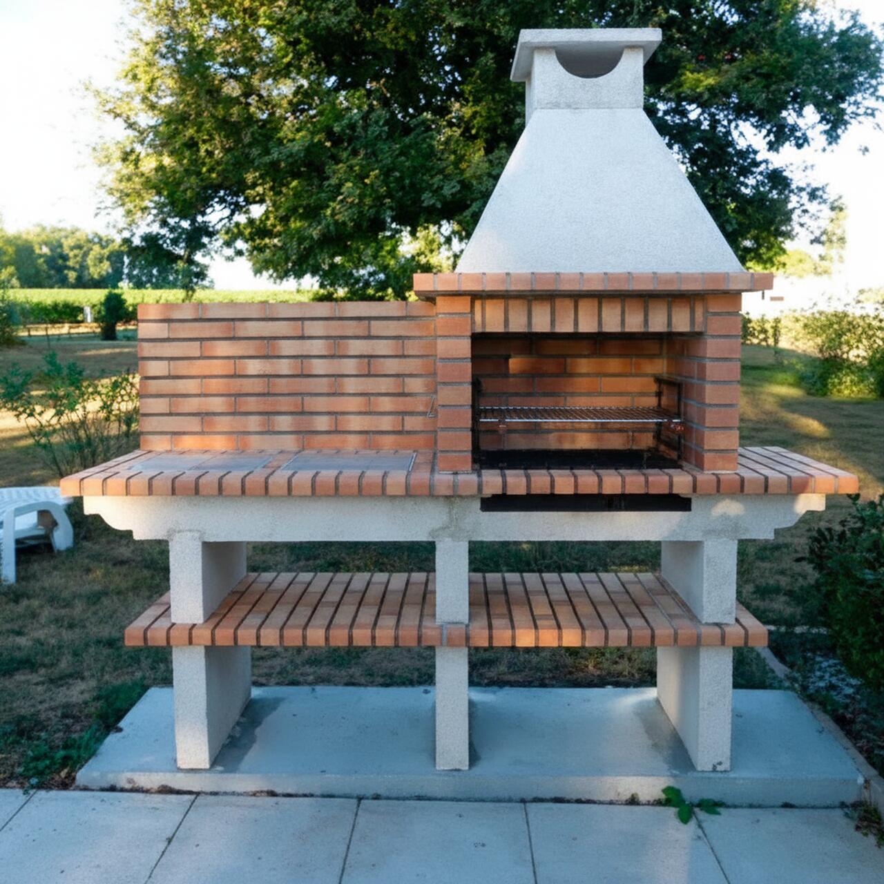 Barbecue avec Evier Inox