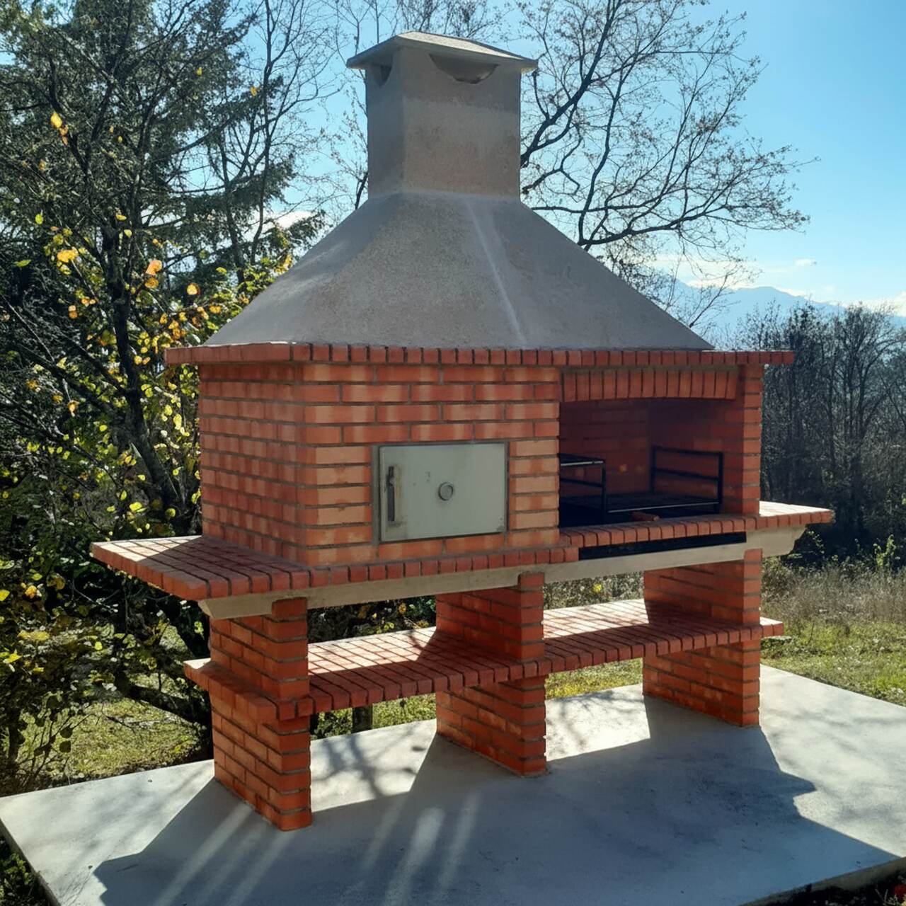 Barbecue avec Four a Pizza