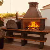 Barbecue avec four a bois MAXIMUS AV240F