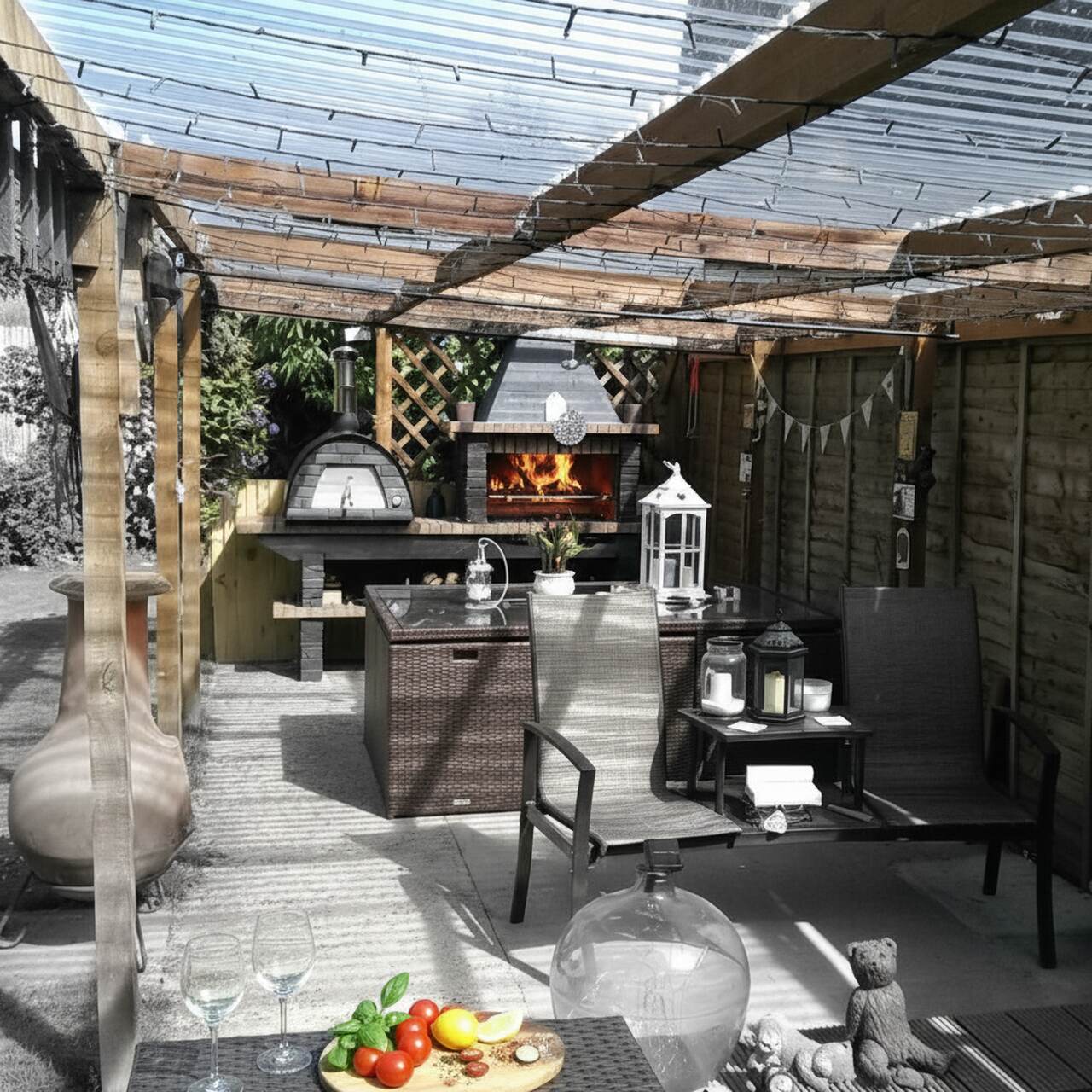 Barbecue avec four a bois MAXIMUS AV240F