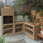 Barbecue d'angle Moderne AV12B