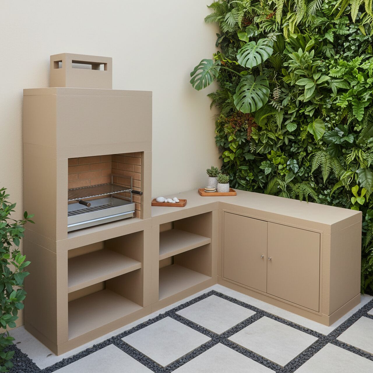 Barbecue d'angle Moderne AV12B