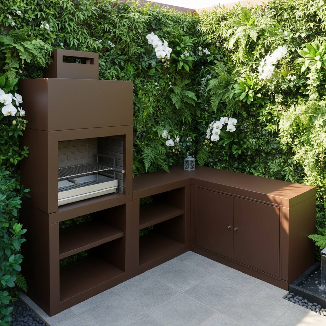 Barbecue d'angle Moderne AV12B