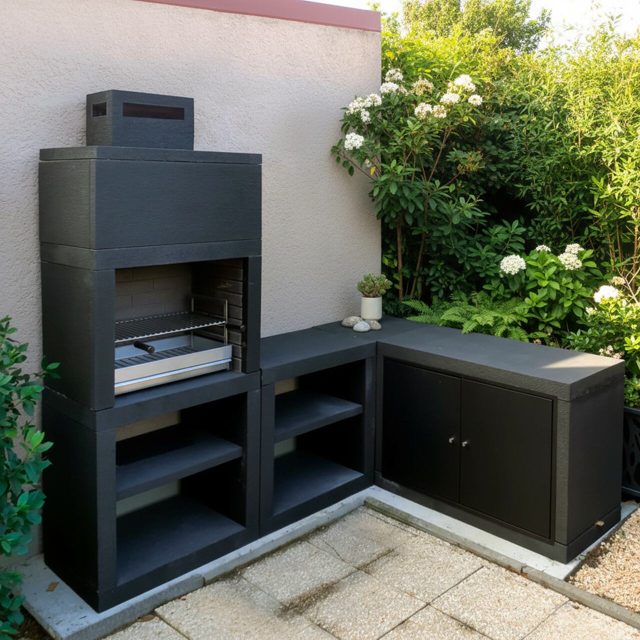 Barbecue d'angle Moderne AV12B