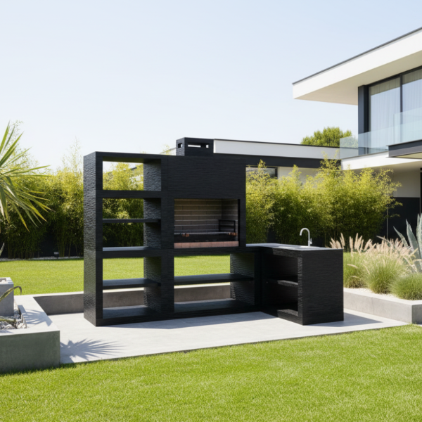 Barbecue d'angle moderne AV14B