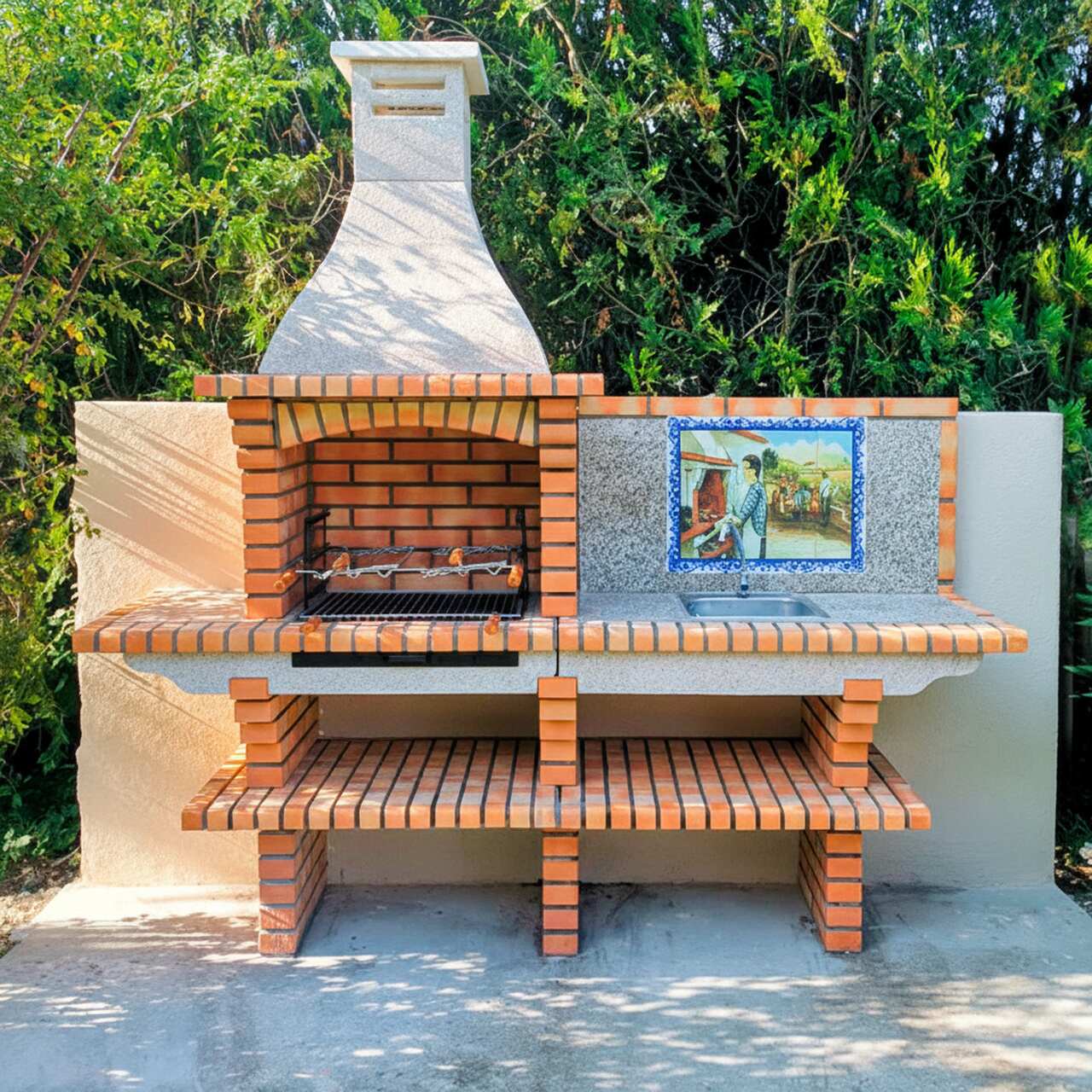 Barbecue de Jardin avec évier 