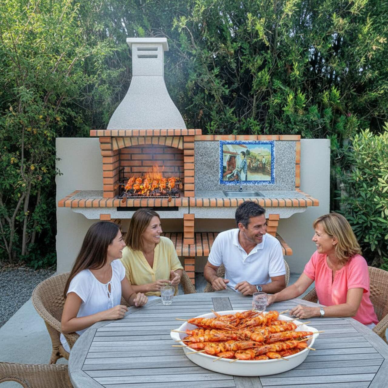 Barbecue de Jardin avec évier CE4030PF