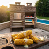 Barbecue en Beton Avec Four a Bois 