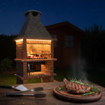 Barbecue en Brique Leopard 