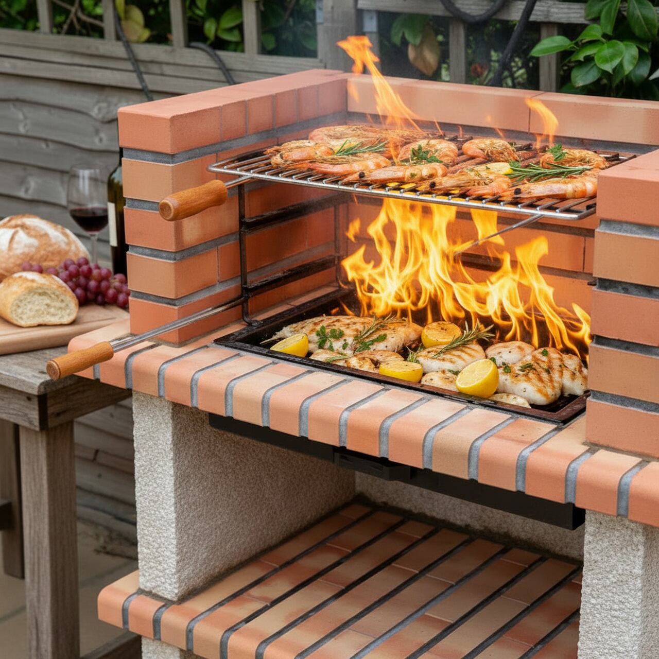 Barbecue en Brique Refractaire 