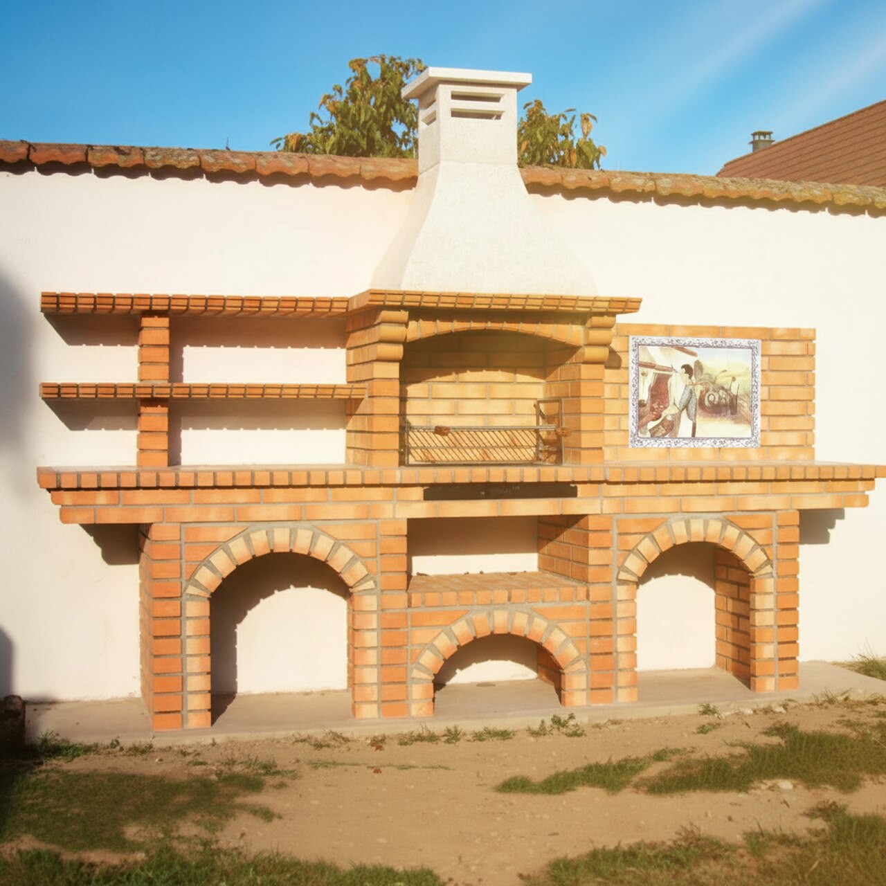 Barbecue en Brique avec évier 