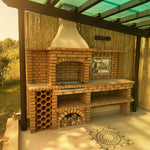 Barbecue en Briques avec évier 