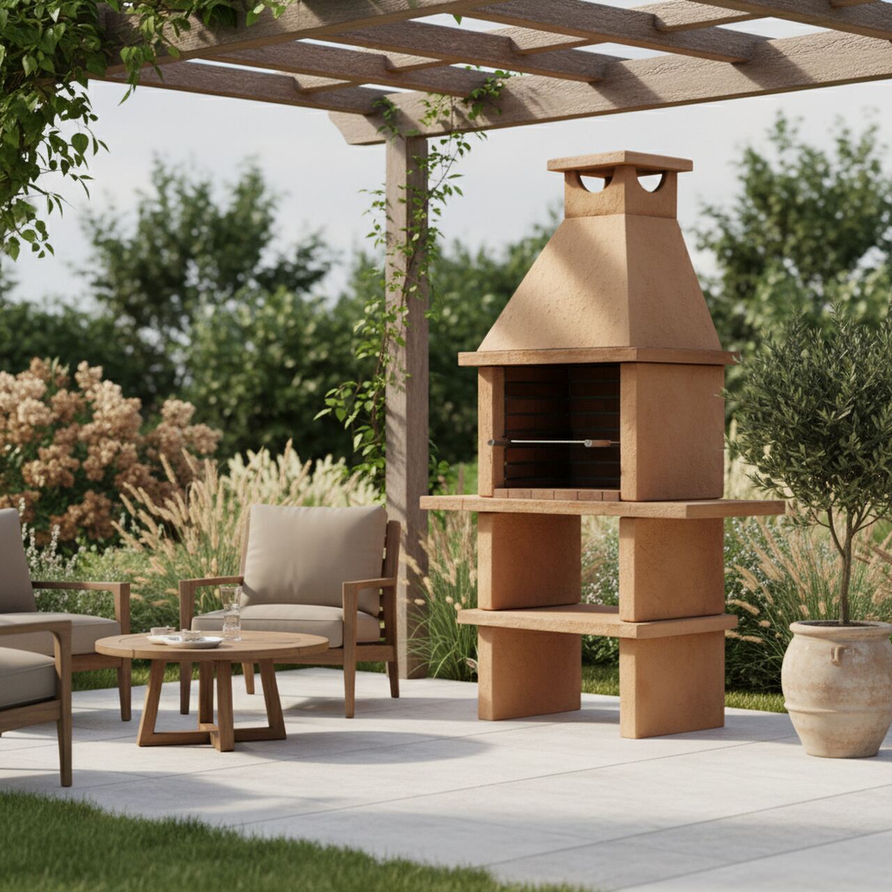 Barbecue en Pierre AV110R