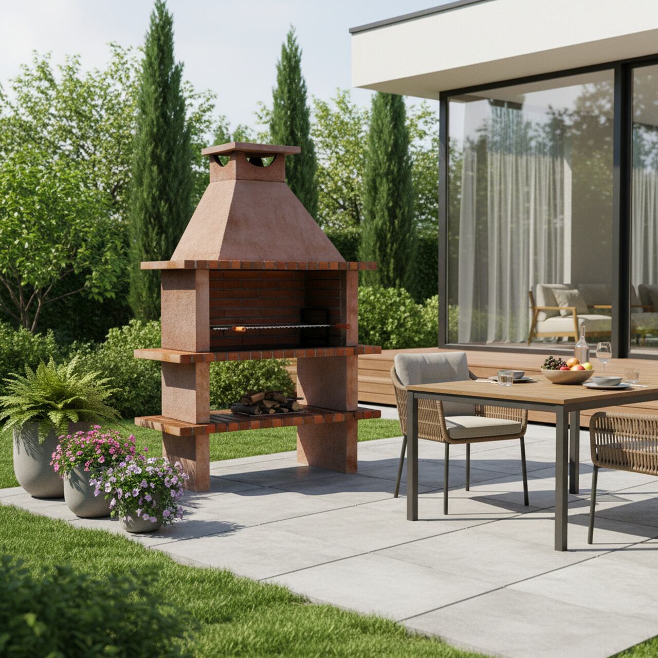 Barbecue en Pierre AV125R