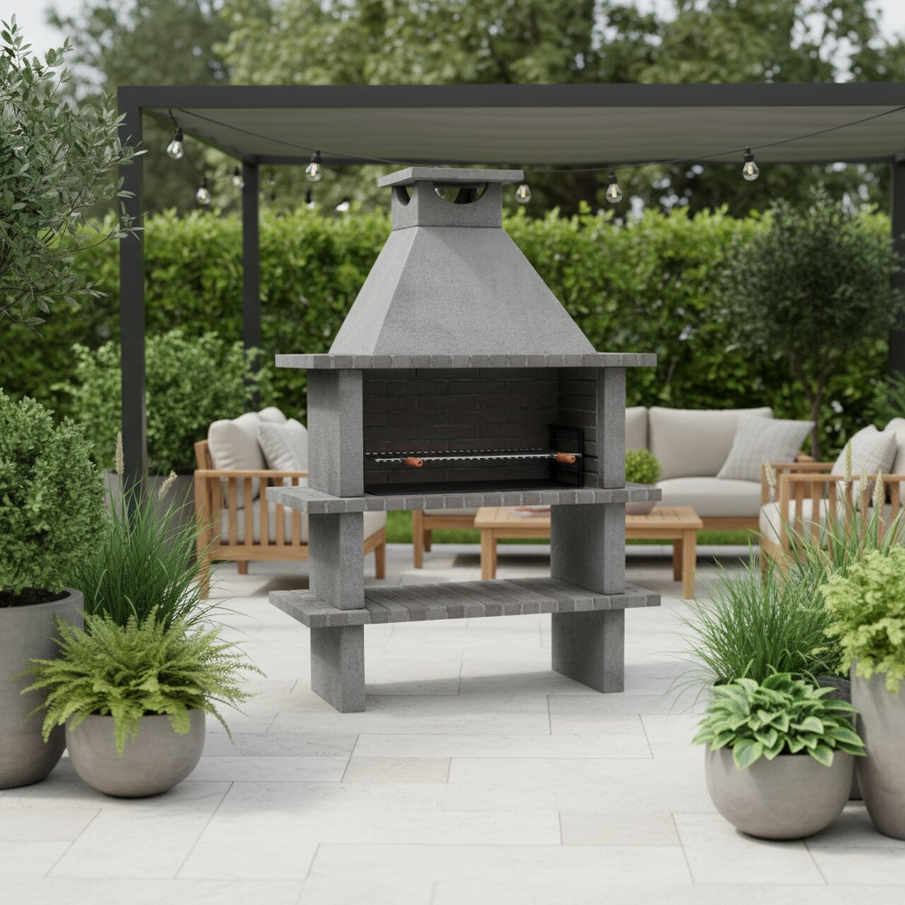 Barbecue en Pierre AV125R