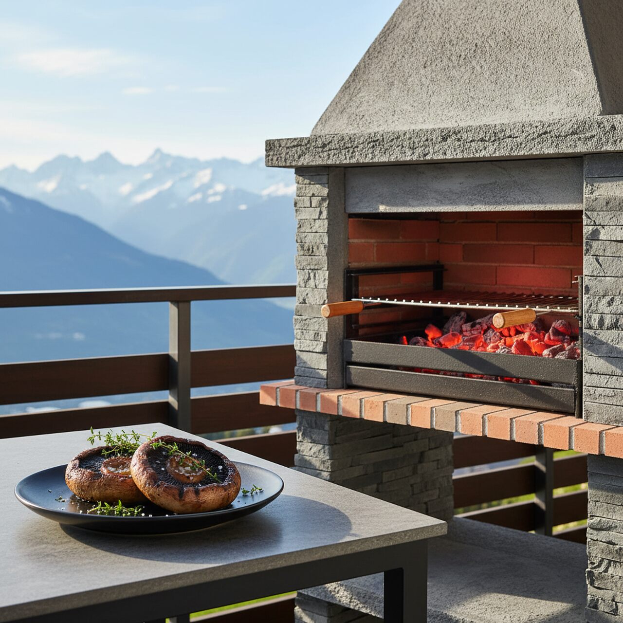 Barbecue en Pierre AV320F