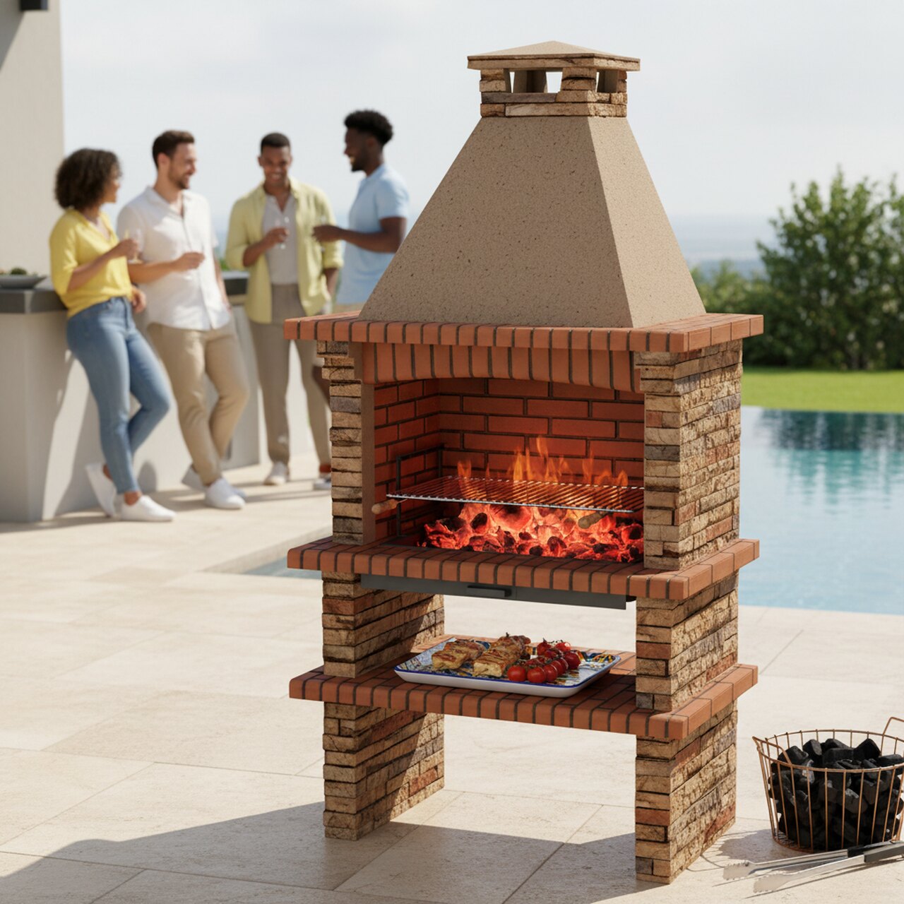 Barbecue en Pierre AV320F