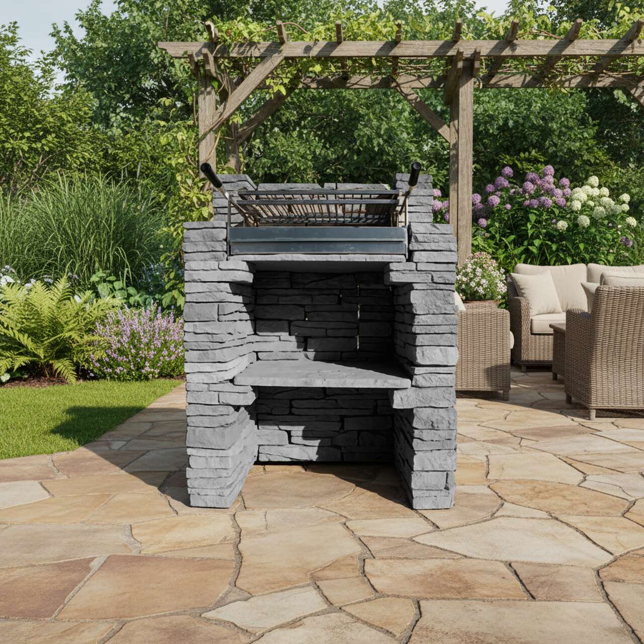 Barbecue en Pierre FB001F