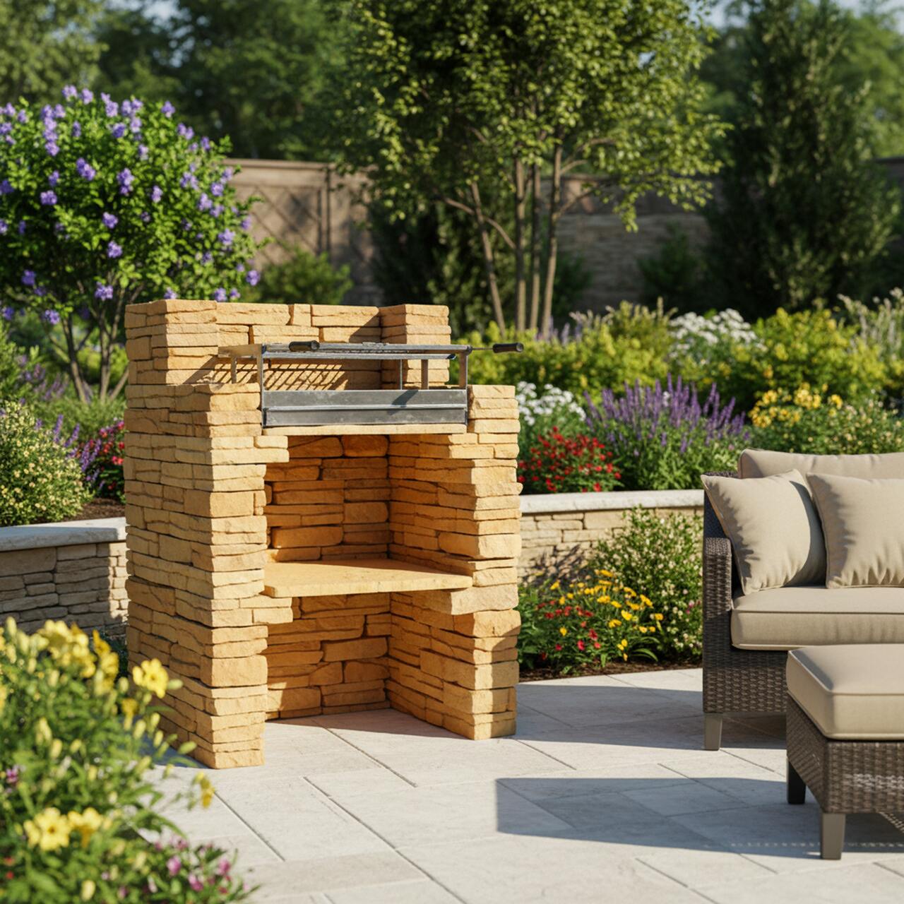 Barbecue en Pierre FB001F