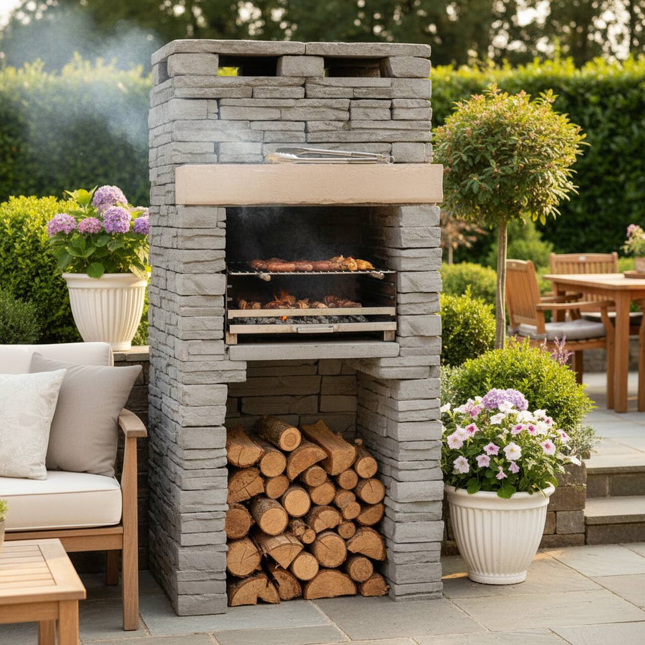 Barbecue en Pierre FB002F