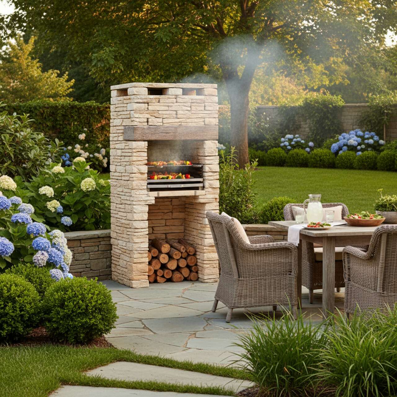 Barbecue en Pierre FB002F