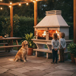 Barbecue en Pierre Granit GR55F