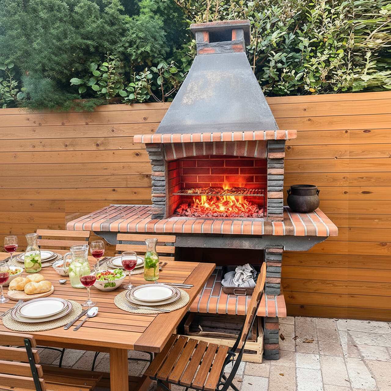 Barbecue en Pierre Reconstituée PR4030F