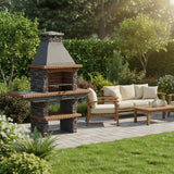 PR4030F Barbacoa de piedra reconstituida