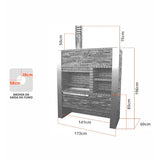 Barbecue en Pierre et Brique CS4030F