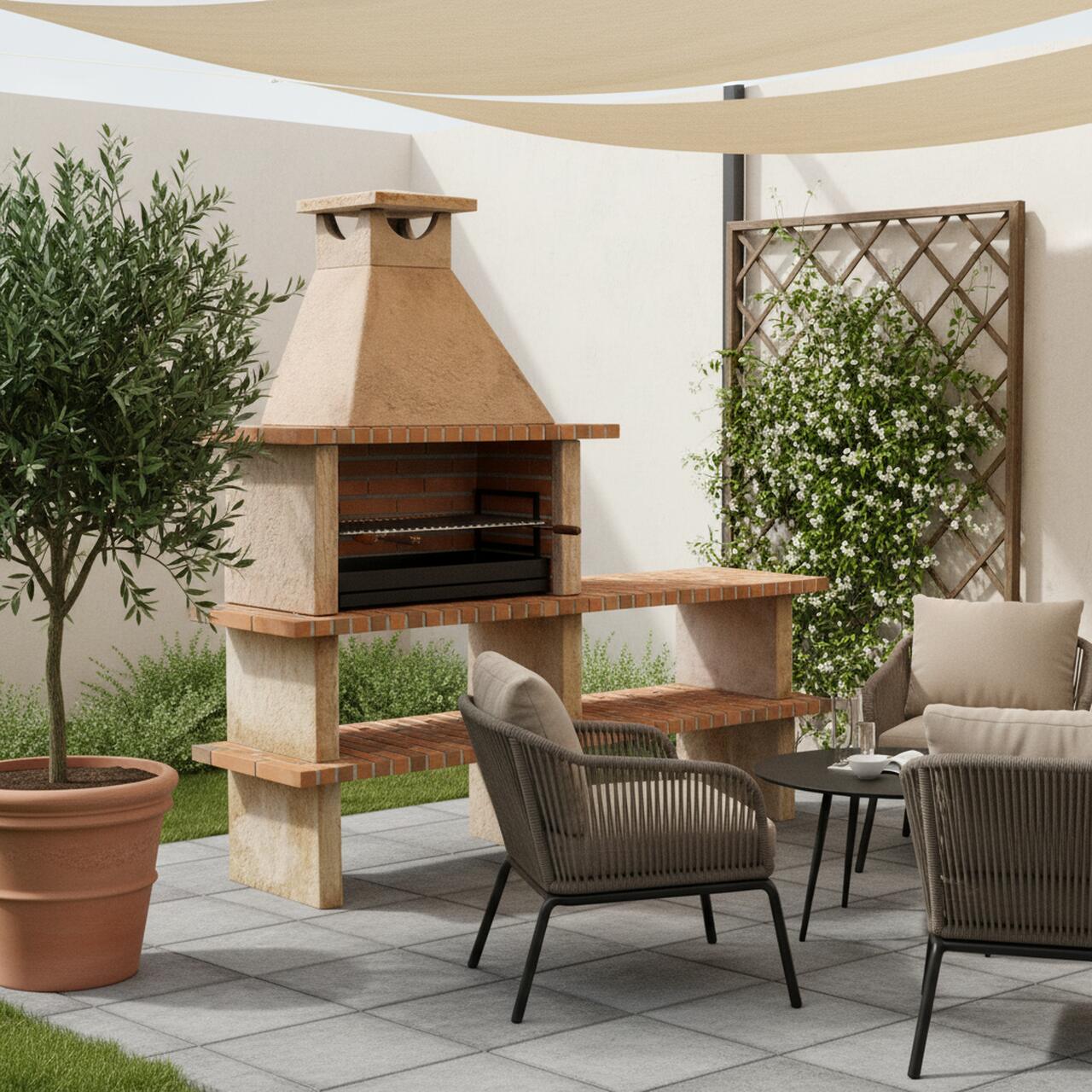 Barbecue en Pierre et Evier AV150R