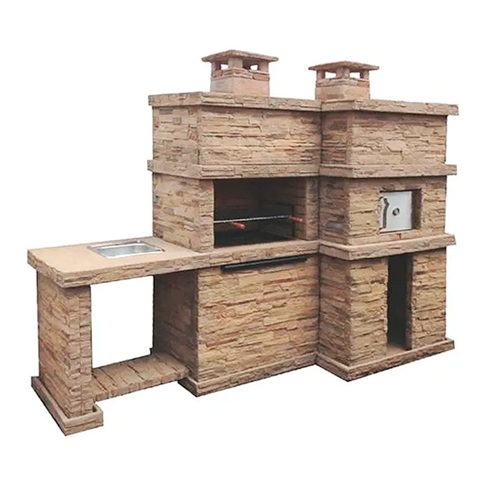 Barbecue en Pierre et Four a Bois PR4740F