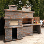 Barbecue en Pierre et Four a Bois PR4740F